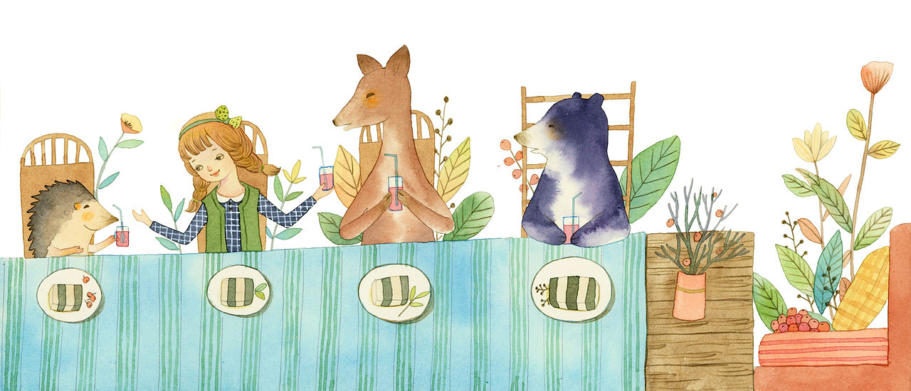 以前的水彩插图（图ZNjIyMDk2NTY=） - 儿童插画 - 站酷设计师大柚原创素材 - 站酷ZCOOL