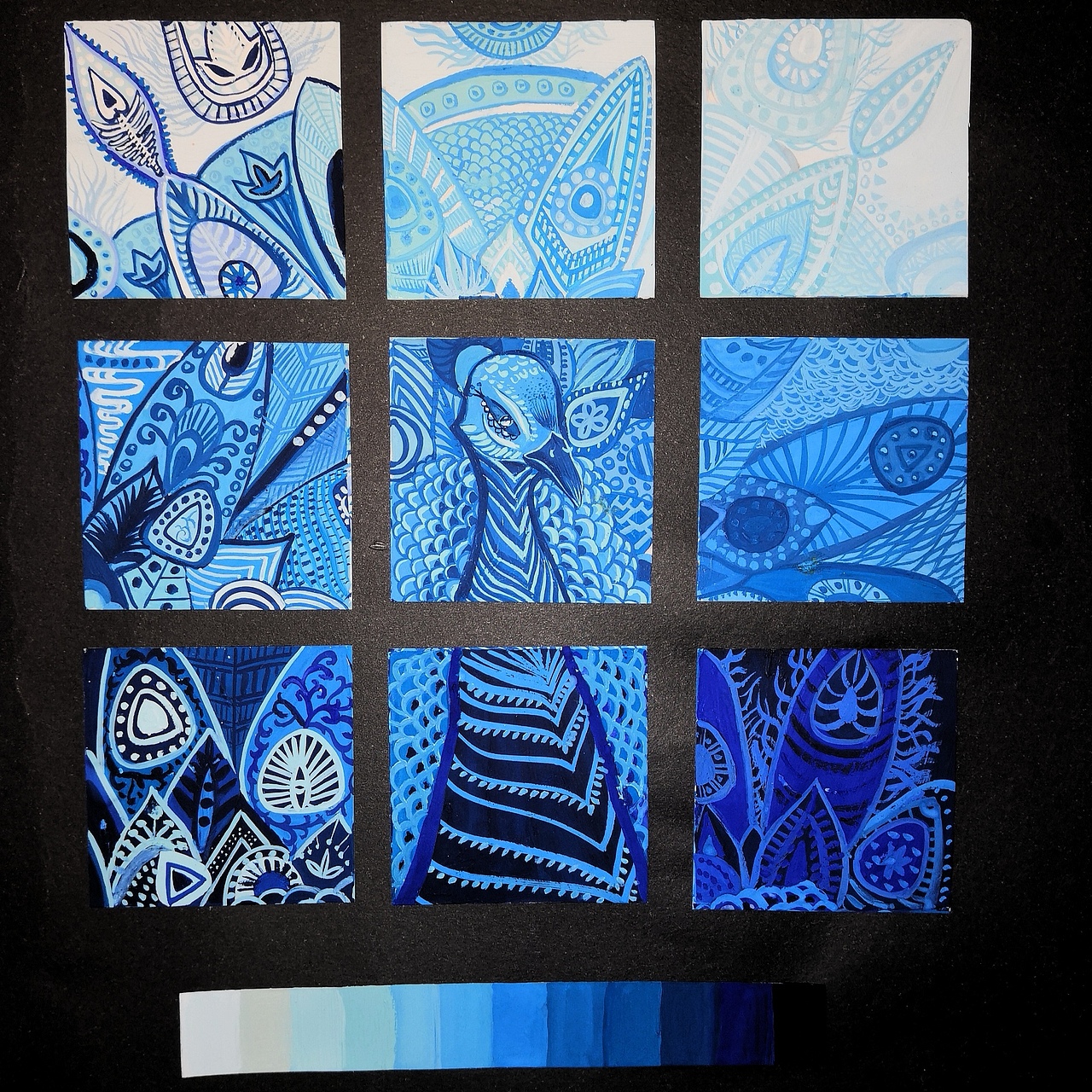 色彩构成之明度对比（图ZMTM4ODE1MzM2） - 创作习作 - 站酷设计师CALLMEAC原创素材 - 站酷ZCOOL