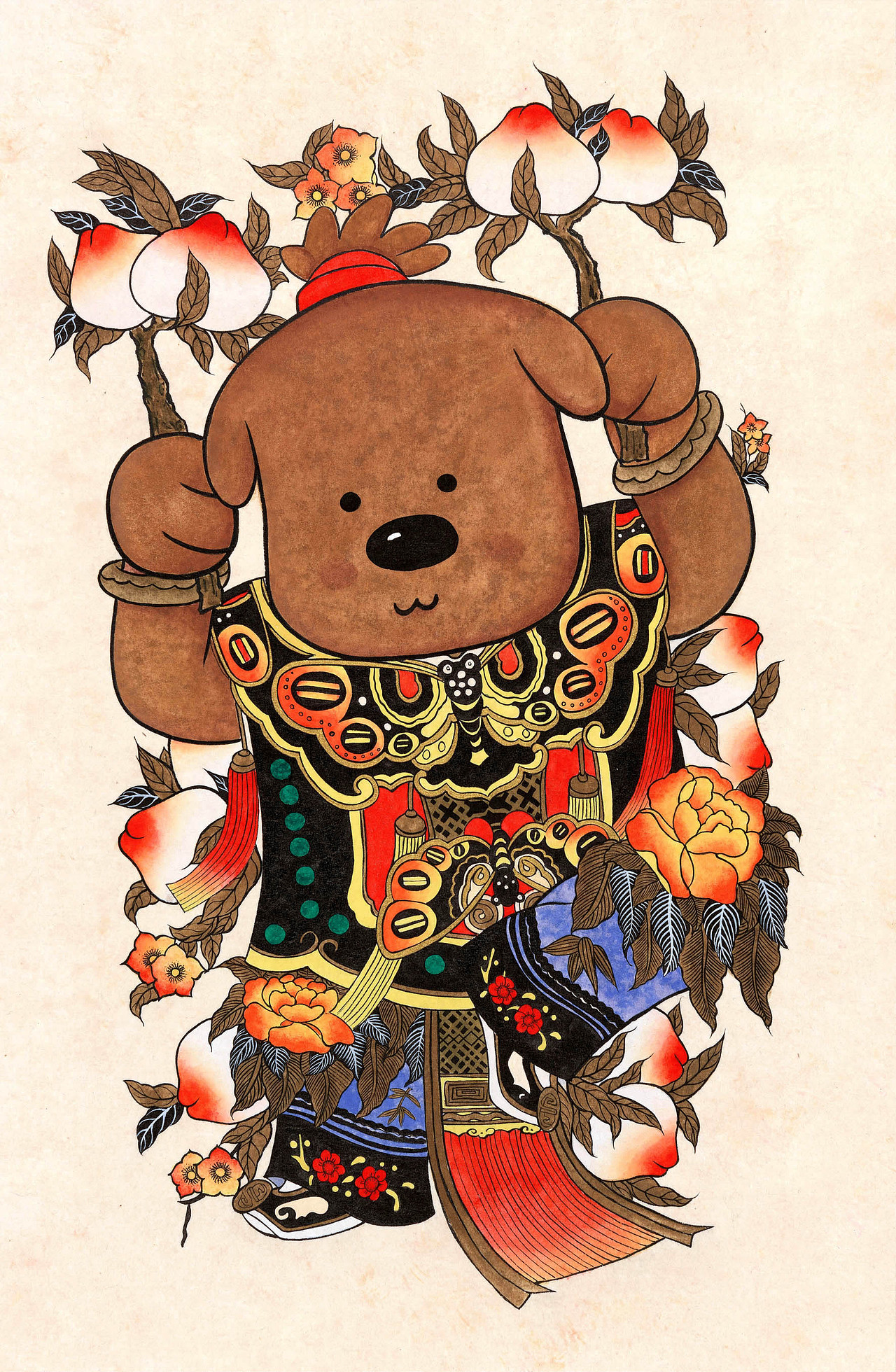 喵肥家旺卡通年画合集（图ZMjMzNjkxOTQ0） - 艺术插画 - 站酷设计师歪理猫原创素材 - 站酷ZCOOL