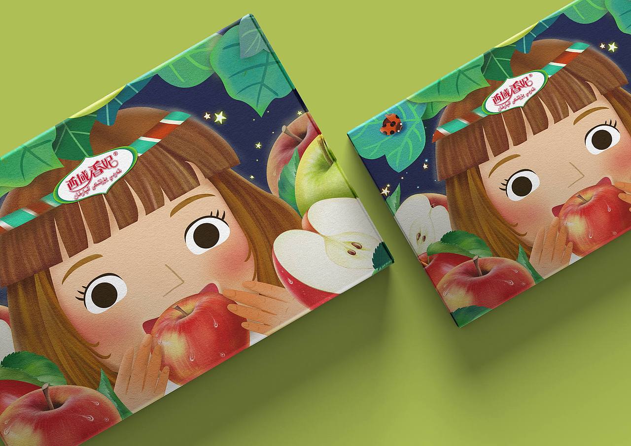 西域香妃水果品牌包装设计