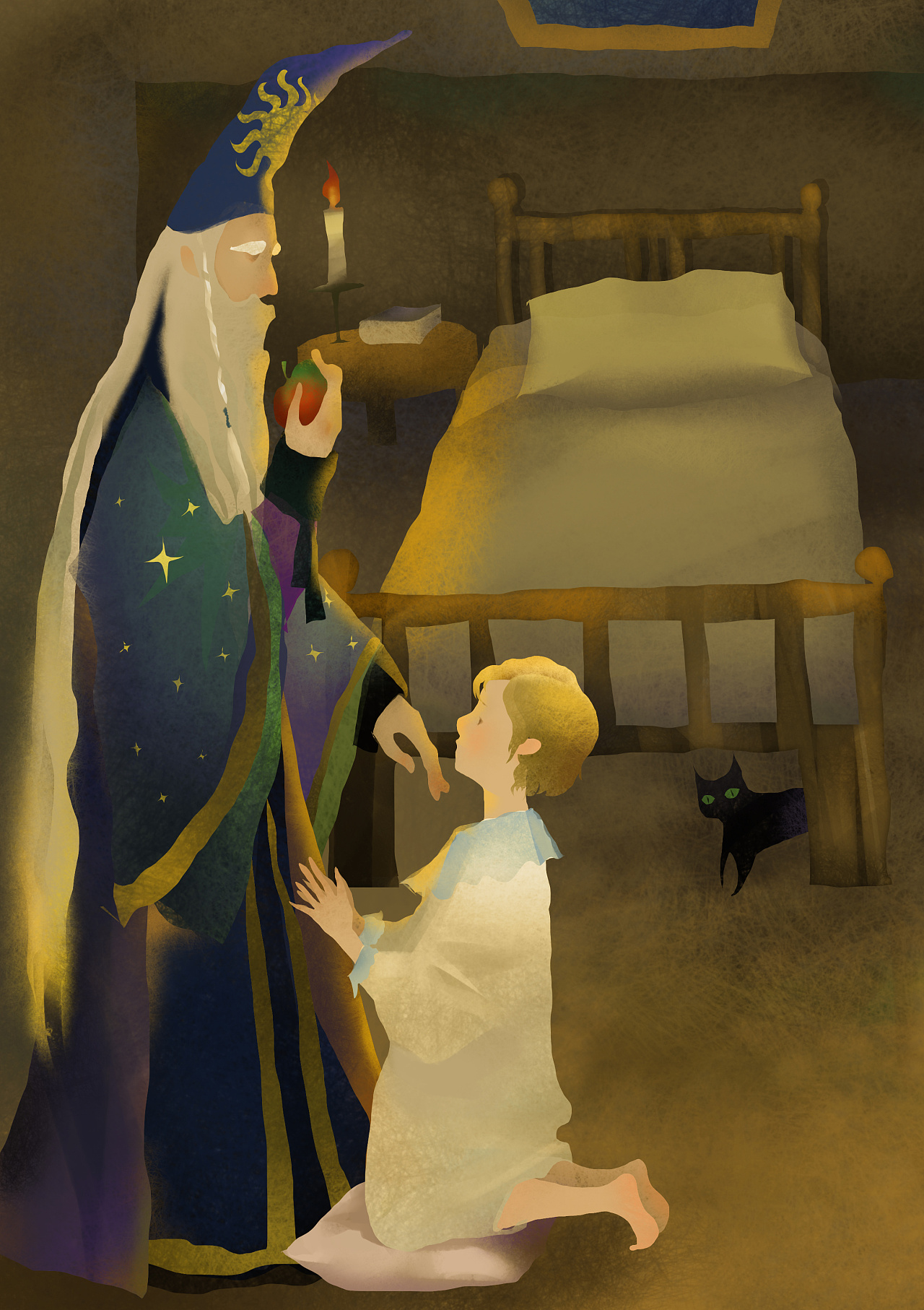 给喜欢的故事画的小插画