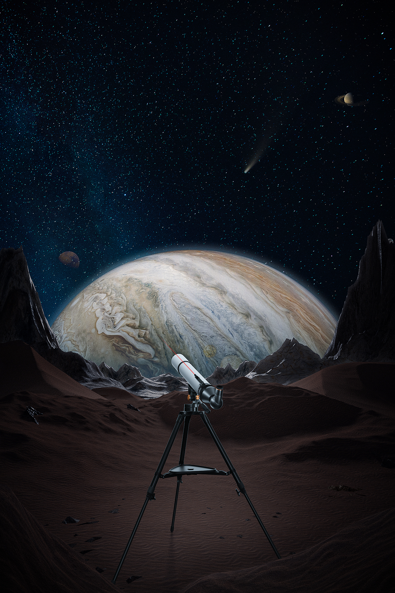 天文望远镜|三维|产品|北国都尉k_原创作品-站酷zcool