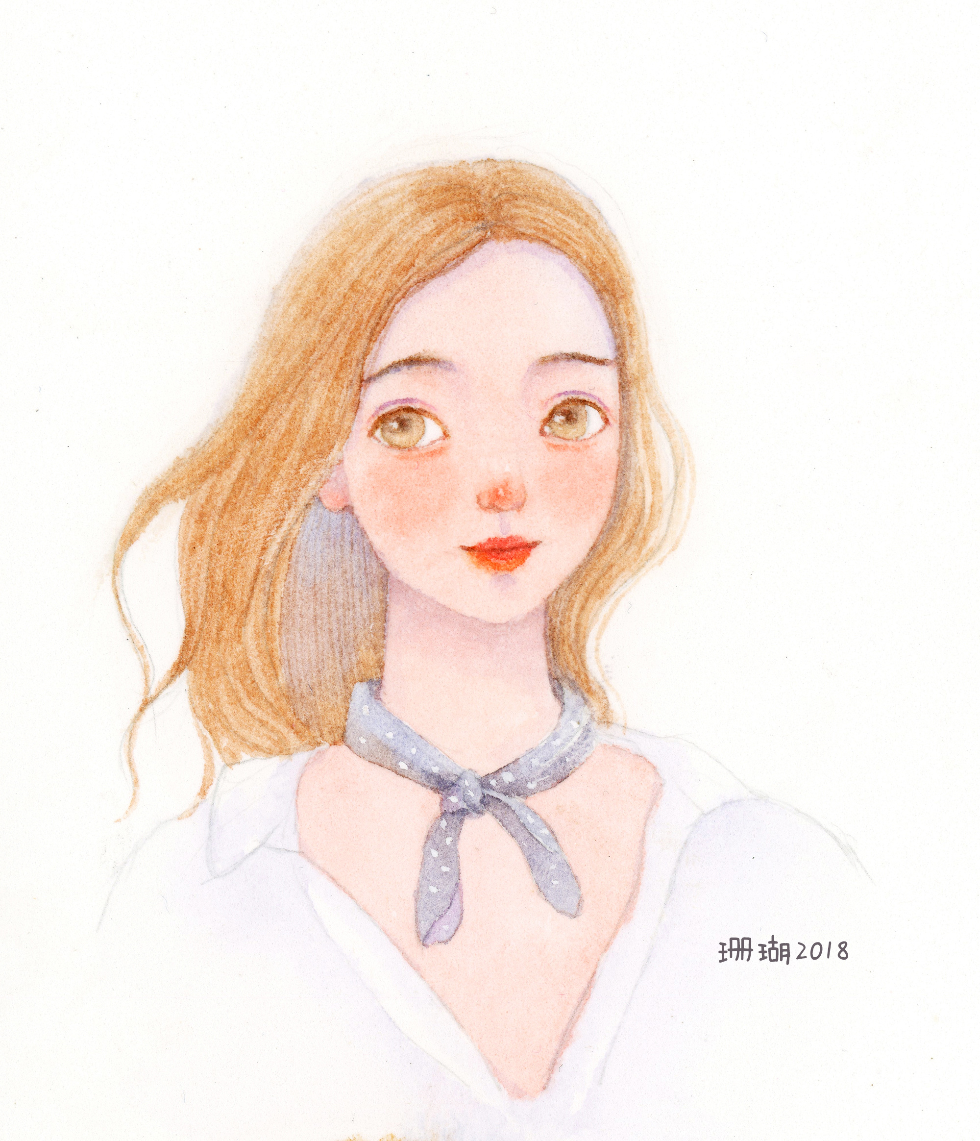 水彩手绘头像|插画|商业插画|xusssss - 原创作品 - 站酷 (zcool)