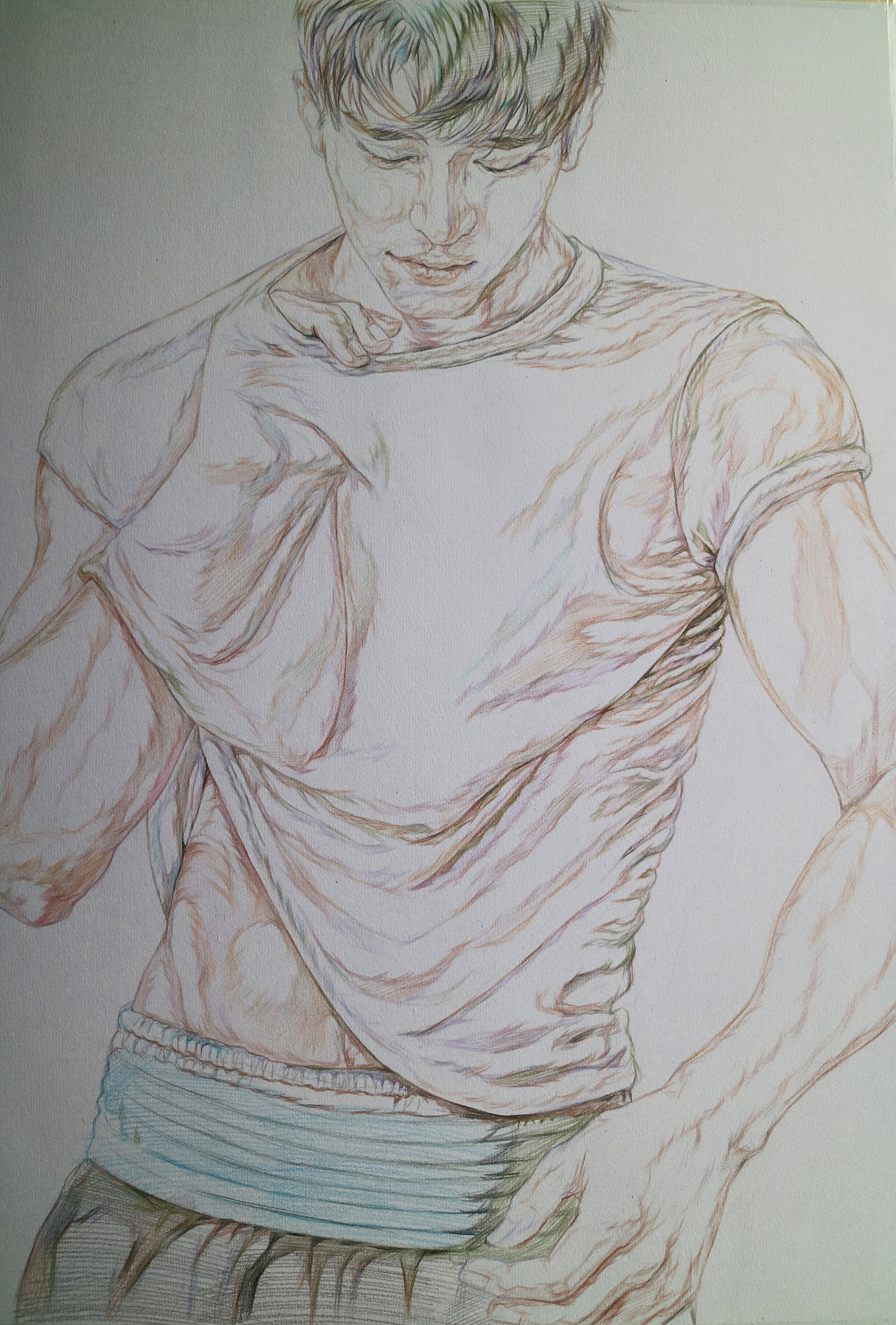 简单的打好线稿