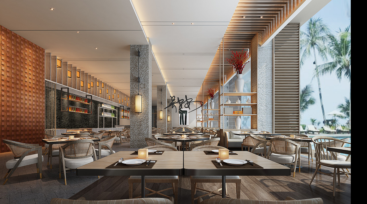 酒店餐饮大堂 - 原创作品 - 站酷(zcool)