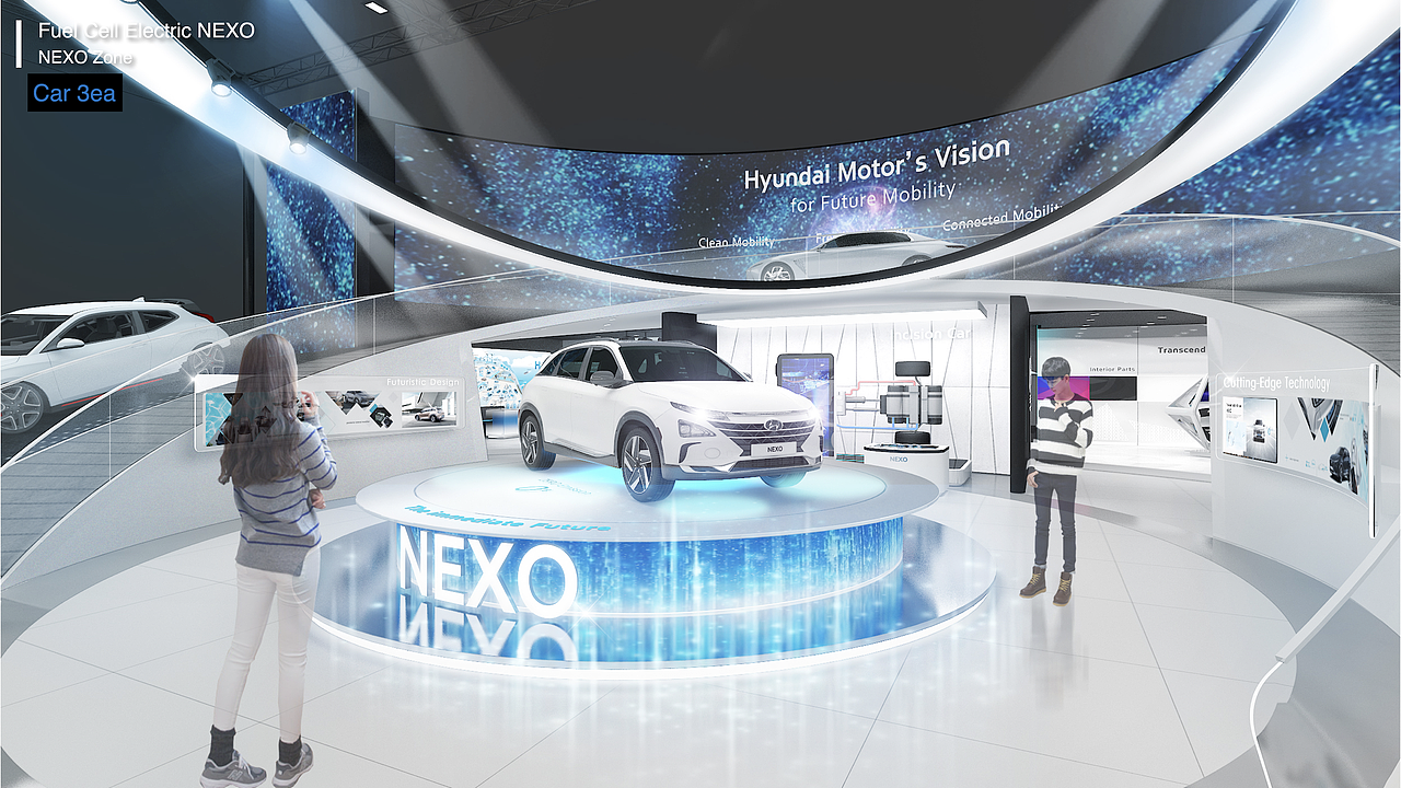 现代汽车（图ZMjY3MzIzMTI0） - 商业空间设计 - 站酷设计师场景美学设计原创素材 - 站酷ZCOOL