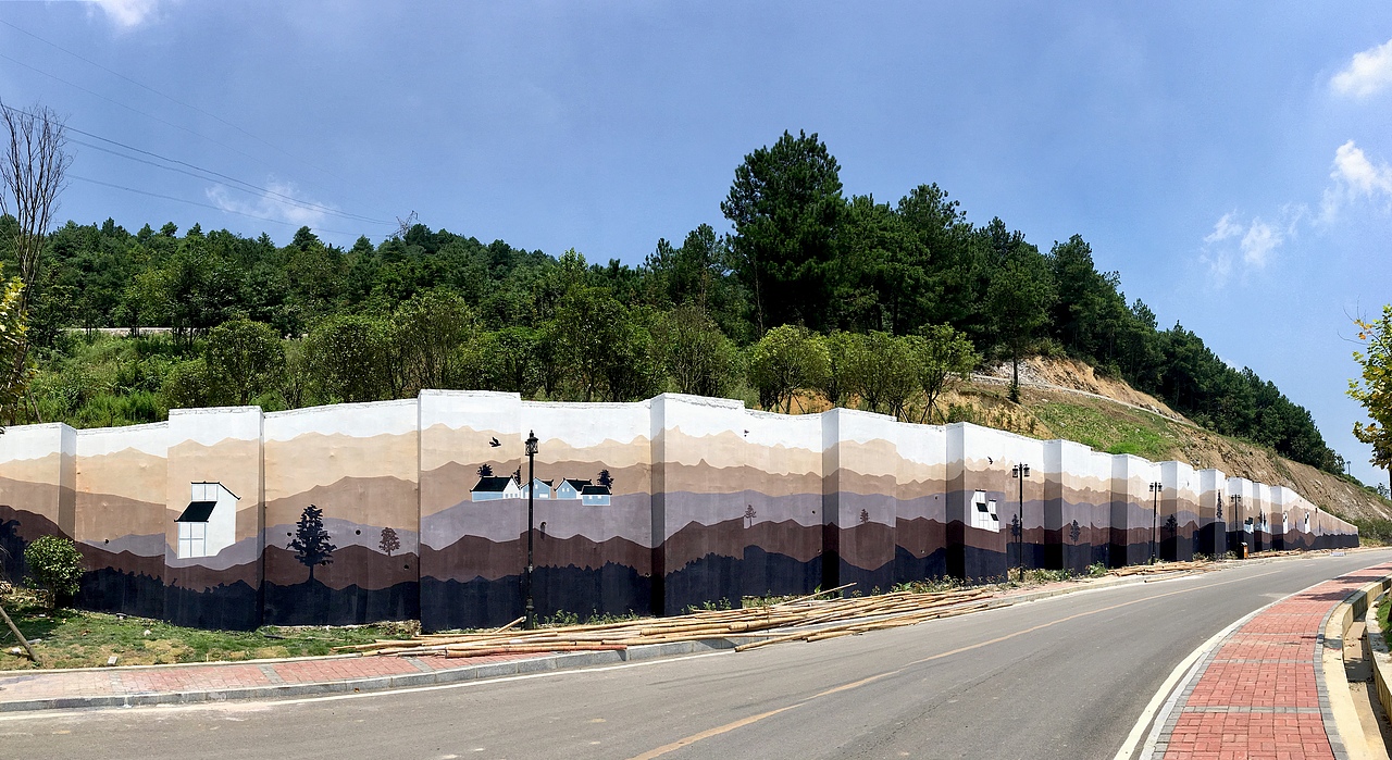 美丽乡村 乡村振兴 文化墙墙绘