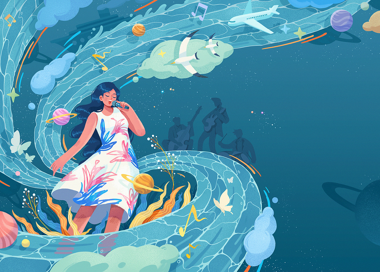 生活赞歌（图ZMjgxMjc3MzY0） - 创作习作 - 站酷设计师昨日的Guyin原创素材 - 站酷ZCOOL