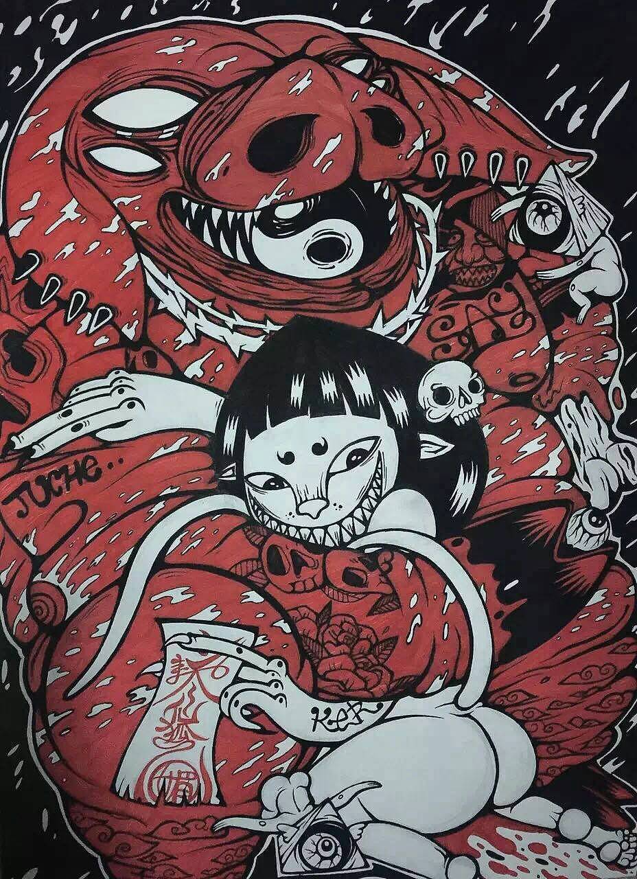 。（图ZNjk0MjI5NTY=） - 艺术插画 - 站酷设计师范迪安原创素材 - 站酷ZCOOL