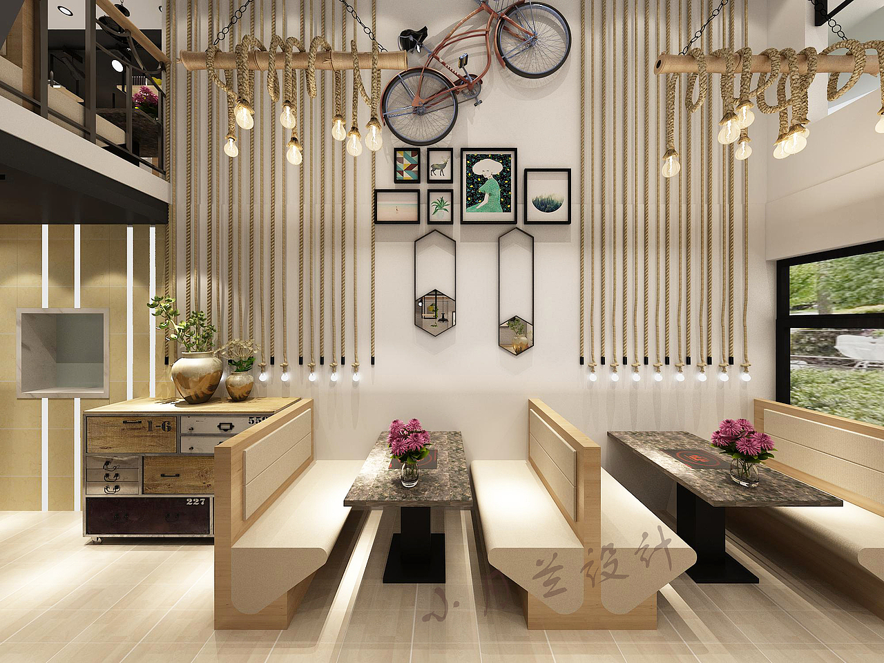 混搭风格餐饮店设计