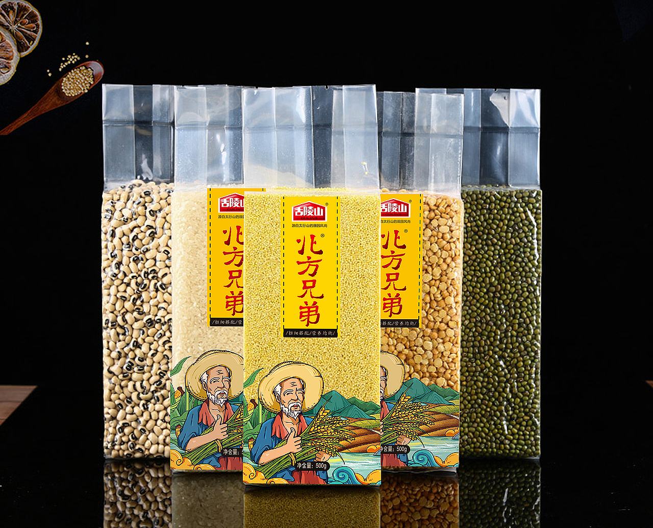 杂粮礼盒（图ZMjU3NDUxMDAw） - 包装 - 站酷设计师瑾艺原创素材 - 站酷ZCOOL