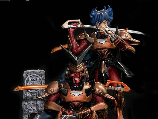 beita联合开发的魔神坛斗士系列第一弹作品 暗魔将 