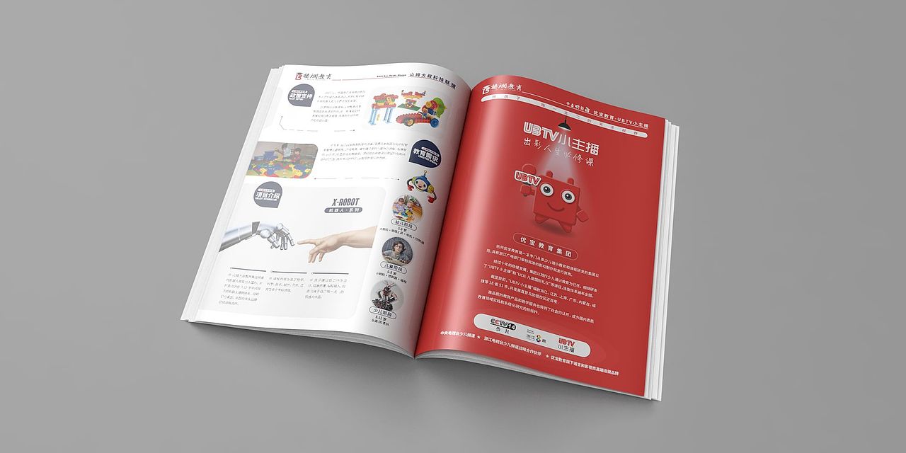 ID宣传册+C4D效果图