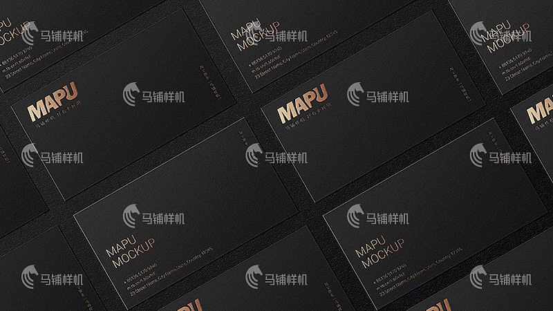 名片深色智能贴图样机模版vi设计提案展示效果psd素材（图ZMjE2MzMyMTUy） - 其他平面 - 站酷设计师马铺样机原创素材 - 站酷ZCOOL