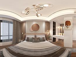 现代轻奢风格家装效果图