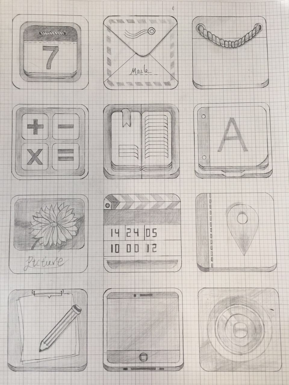 手绘|ui|图标|鬼精灵1990 - 原创作品 - 站酷 (zcool)