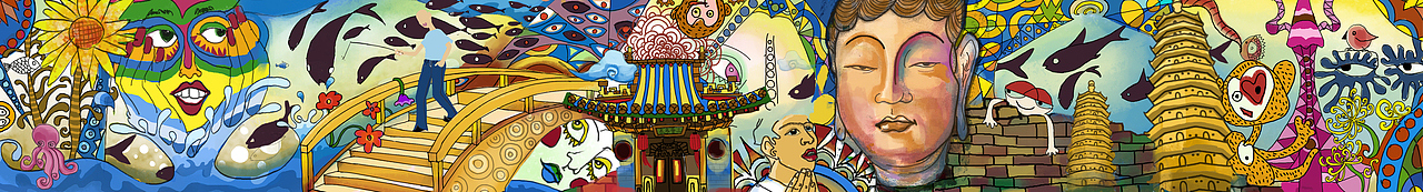 公园壁画设计稿1（图ZMTk5NDUxNDcy） - 商业插画 - 站酷设计师根爬原创素材 - 站酷ZCOOL