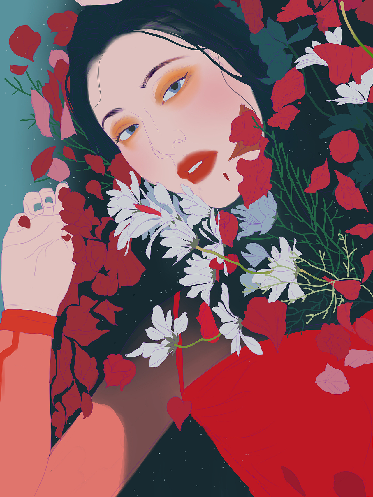 一点红|插画|创作习作|恶童制慥_原创作品-站酷zcool