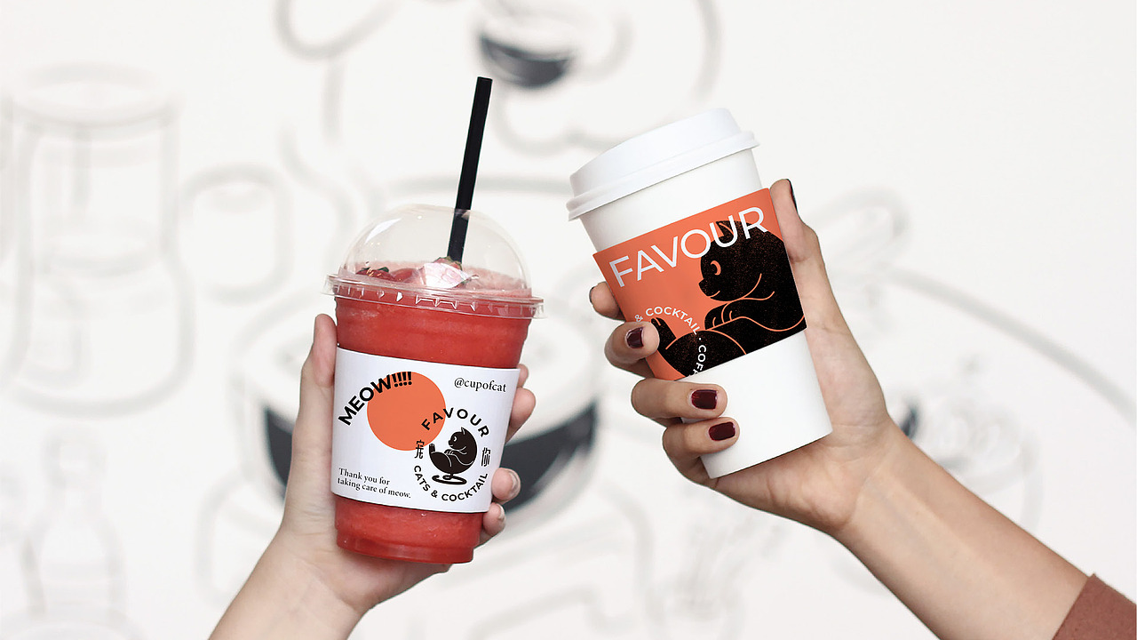 FAVOUR 宠你 猫与鸡尾酒（图ZMjM3OTgwMzQ0） - 品牌 - 站酷设计师vanchiang原创素材 - 站酷ZCOOL