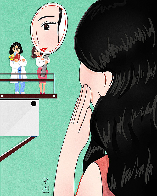 每个女孩都是爱美的小天使（图ZOTk2MjM5NjA=） - 商业插画 - 站酷设计师曼类类类类类原创素材 - 站酷ZCOOL