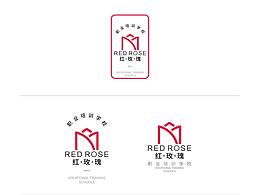 紅玫瑰職業(yè)技術(shù)學院LOGO平面化設(shè)計