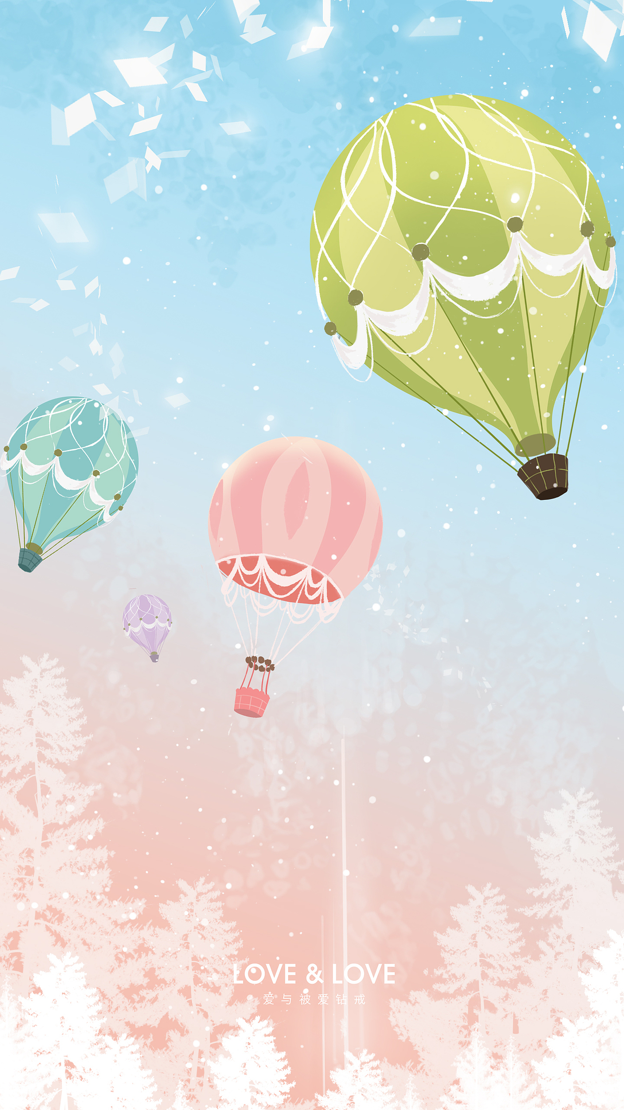 给LOVE&LOVE珠宝公司画的日更插图