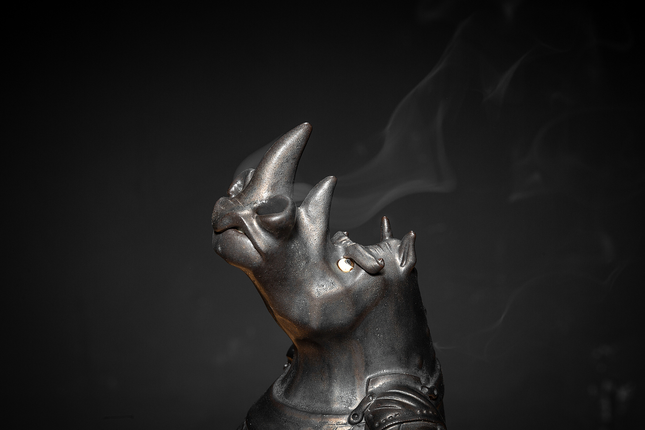 器十二犀牛将军香薰炉家居摆件（图ZMTc1NDA0MDA0） - 其他手工艺 - 站酷设计师器十二原创素材 - 站酷ZCOOL