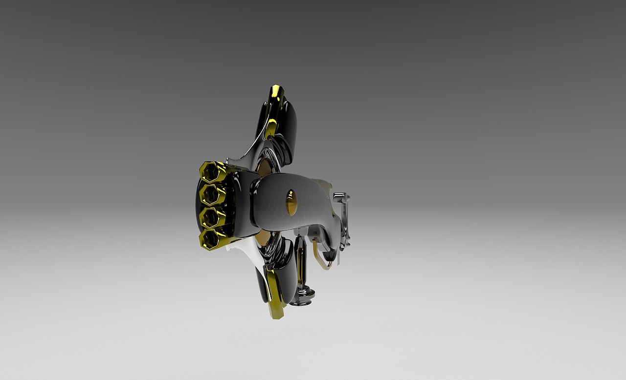 近期个人练习作品 (幻想枪械)