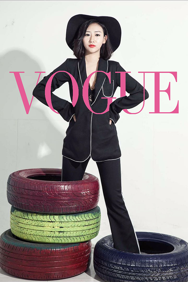 摄影时尚杂志排版设计