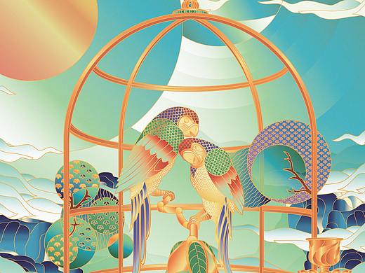 琳琅满目·珐琅主题插画