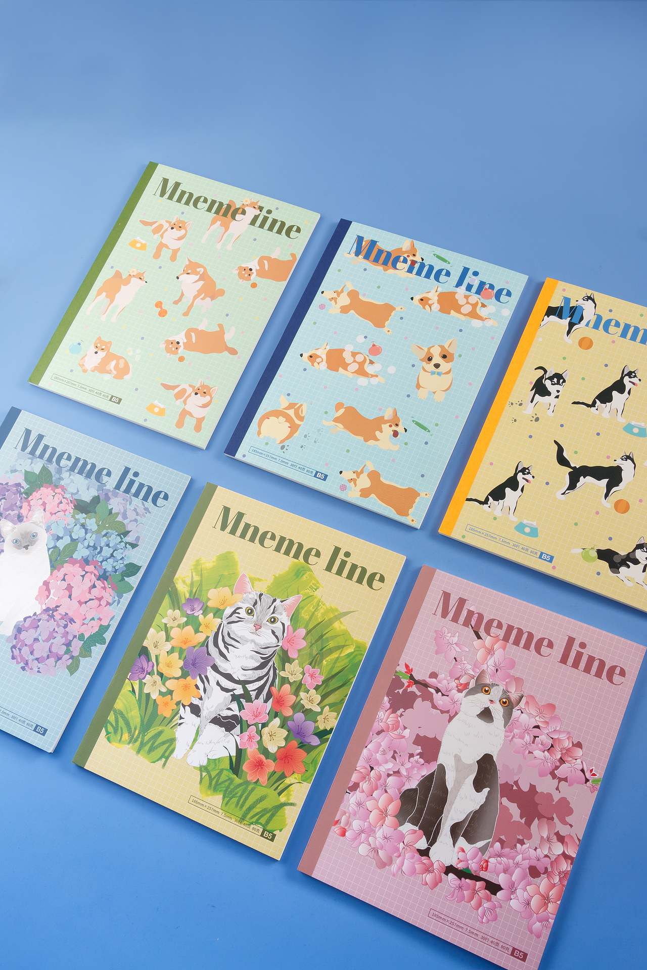 【文创】猫咪插画衍生品-便当袋&笔记本