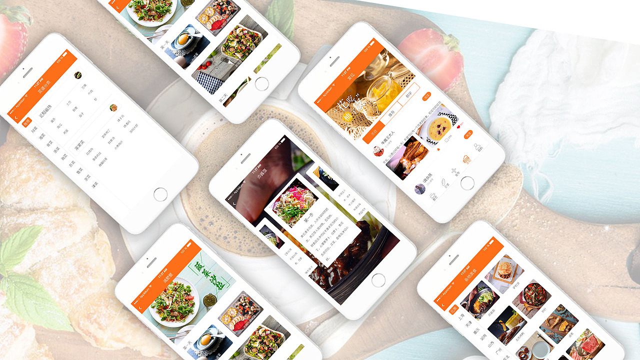 美食APP（图ZMTg2MDAxNzU2） - APP界面 - 站酷设计师MYUEA原创素材 - 站酷ZCOOL
