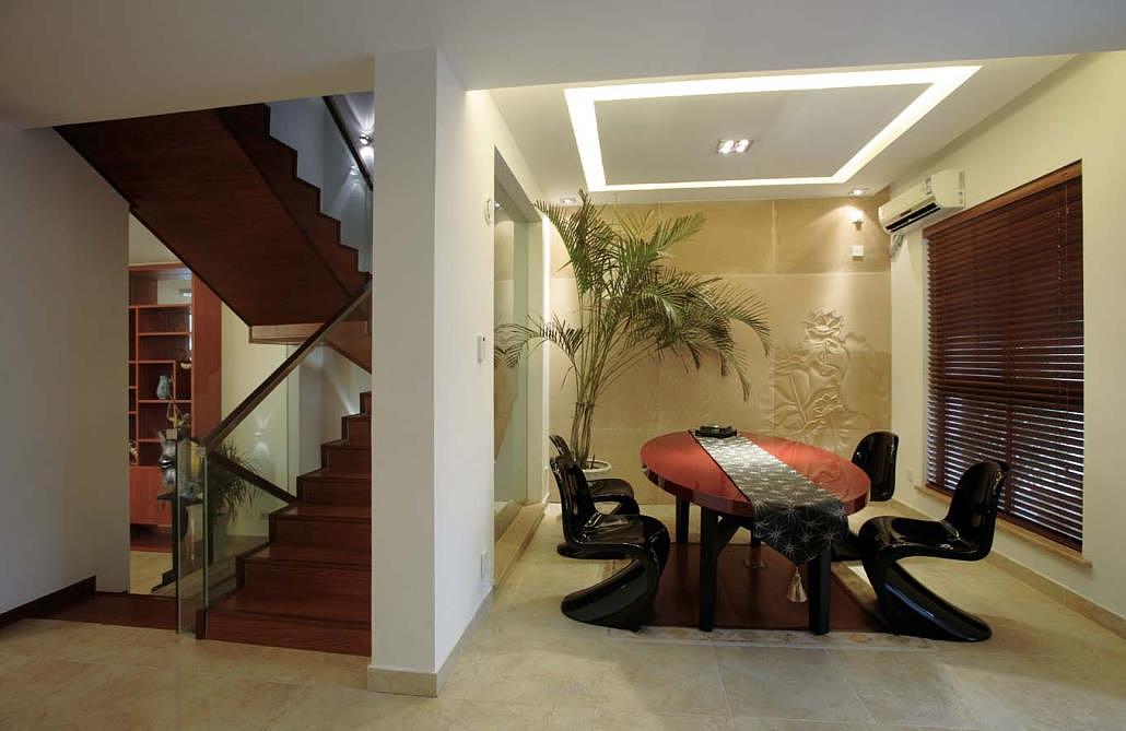 重庆联排别墅装修-中式别墅装修-东海定南山-指尖设计