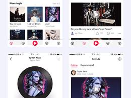 音乐UI界面设计