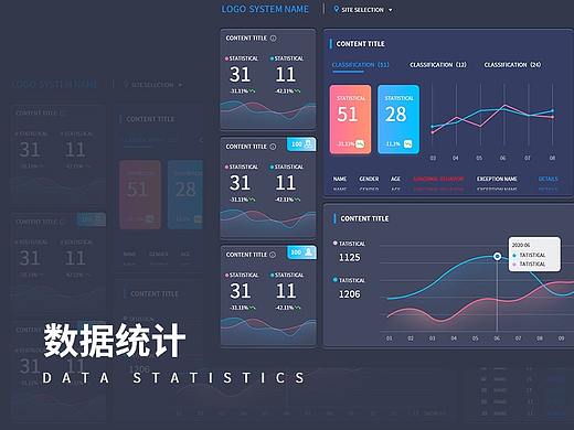 数据统计页面