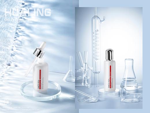 水润简约 I 护肤品精华液拍摄