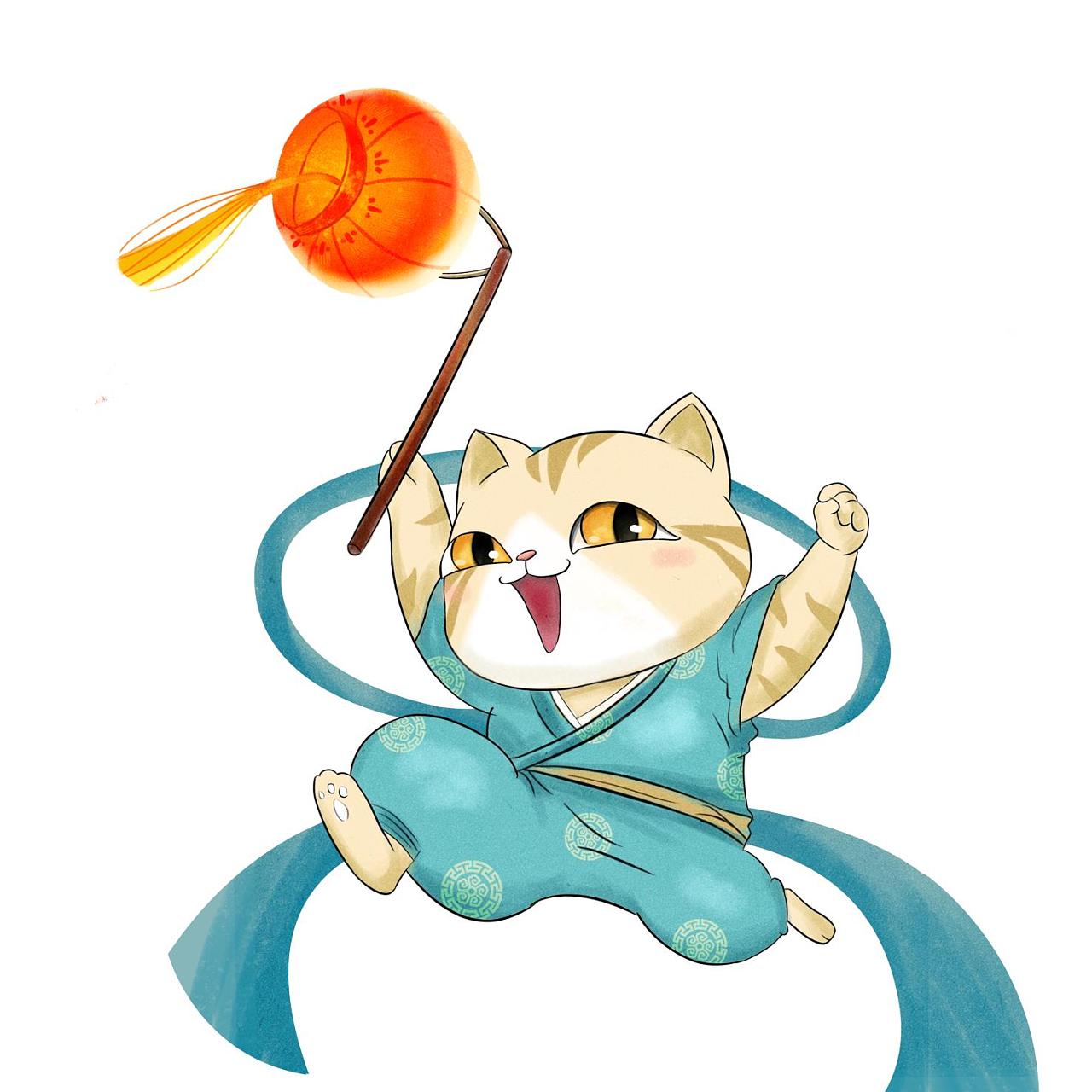 ip-古风猫93|插画|艺术插画|章小鱼octopus - 临摹作品 - 站酷