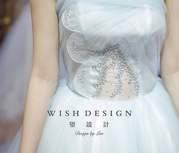 海洋女仙，水晶头纱搭配森系婚纱