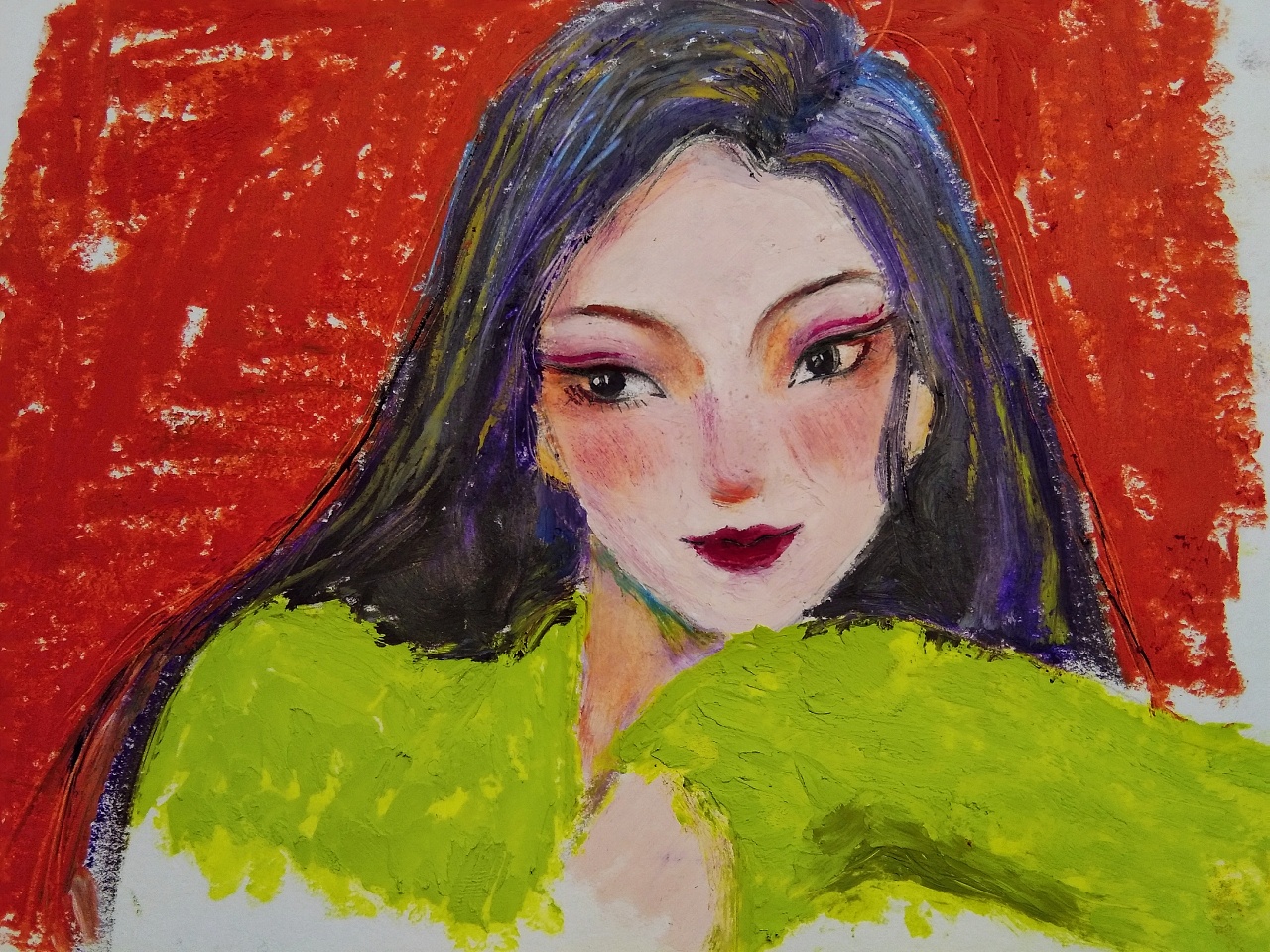 油画棒人物 - 原创作品 - 站酷(zcool)