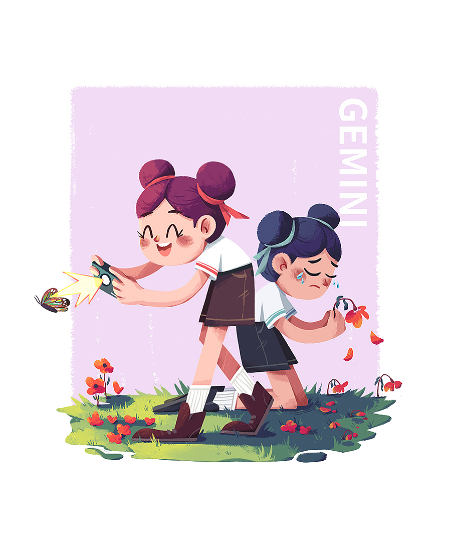 12星座插画（图ZMTg2NTkwMjY4） - 儿童插画 - 站酷设计师25yong原创素材 - 站酷ZCOOL