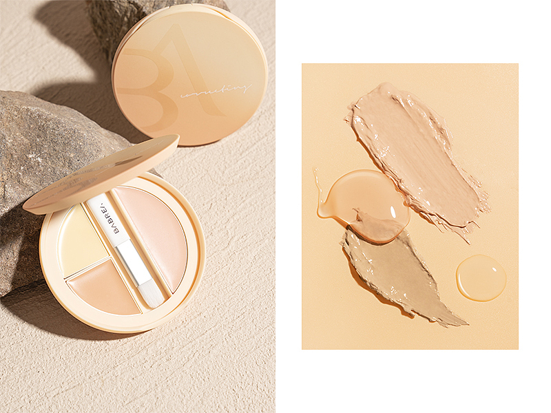 遮瑕盘 创意橙色ins风美妆静物 产品摄影（图ZMjk1NzM2NDk2） - 产品摄影 - 站酷设计师v大梨呀原创素材 - 站酷ZCOOL