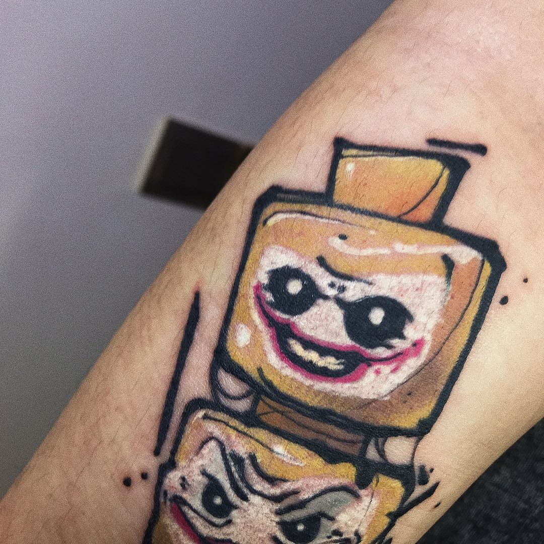 joker乐高纹身tattoo刺青（图ZMjI4NjgzNDMy） - 艺术插画 - 站酷设计师nowzki原创素材 - 站酷ZCOOL