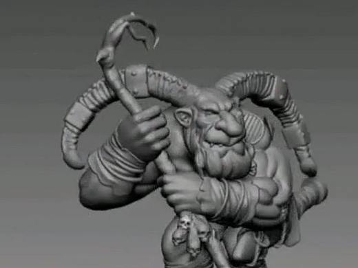 zbrush模型雕塑