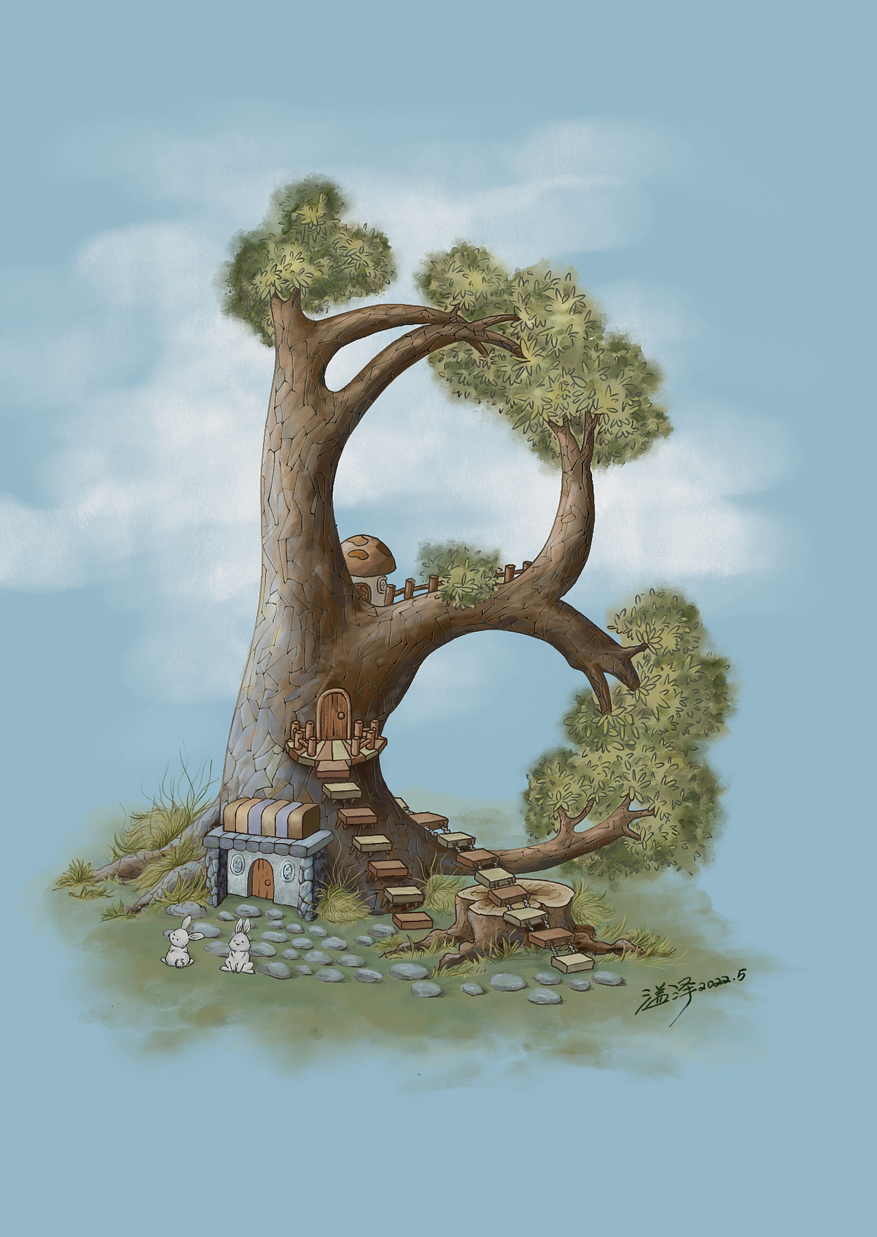 原创手绘字母B～（图ZMzAwMDA3NjI0） - 商业插画 - 站酷设计师溢泽原创素材 - 站酷ZCOOL