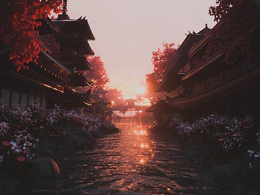 古风场景概念