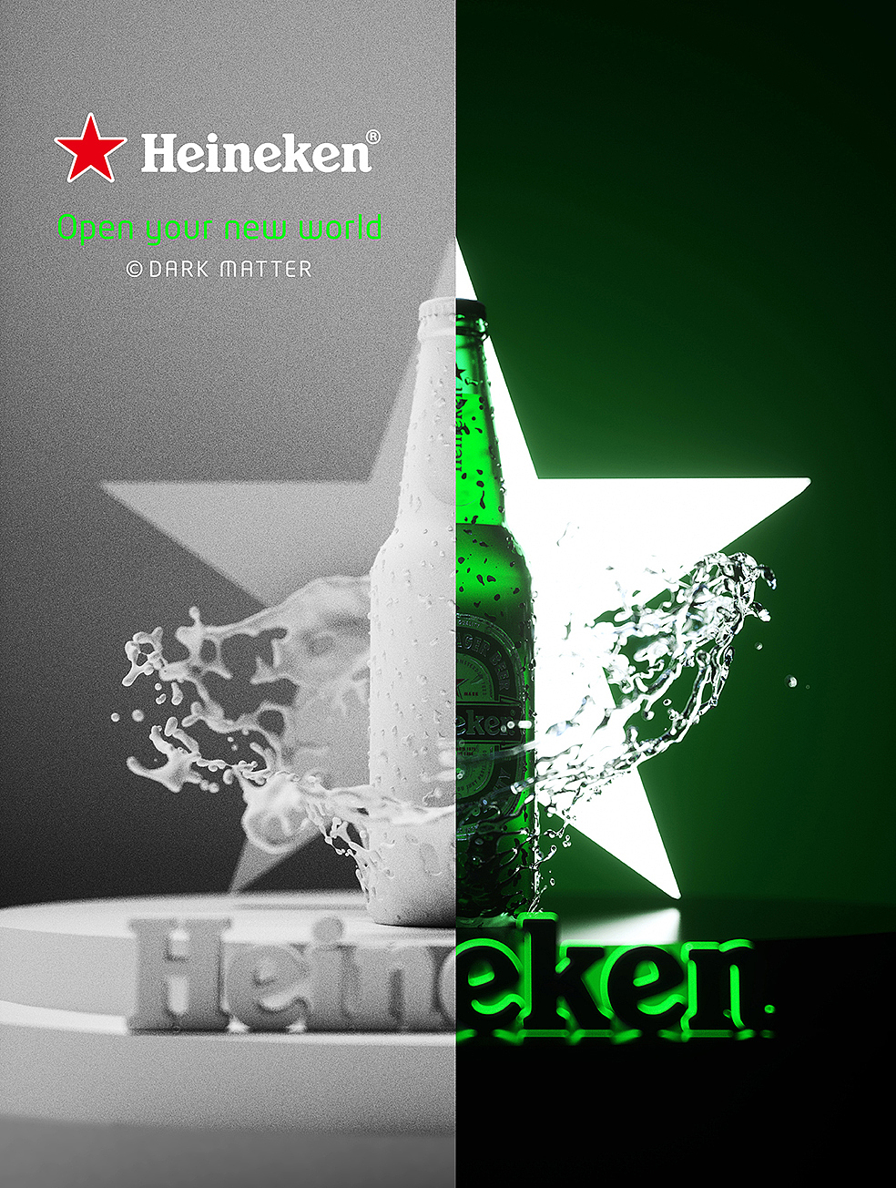 heineken | 喜力啤酒视觉海报