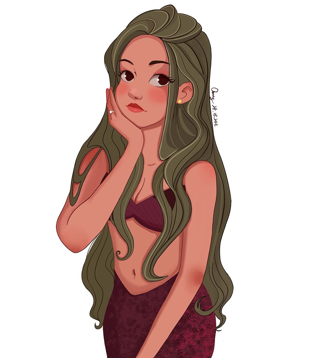 美人鱼系列（图ZMjU3NTAzOTk2） - 绘本 - 站酷设计师CharmingVagrant原创素材 - 站酷ZCOOL