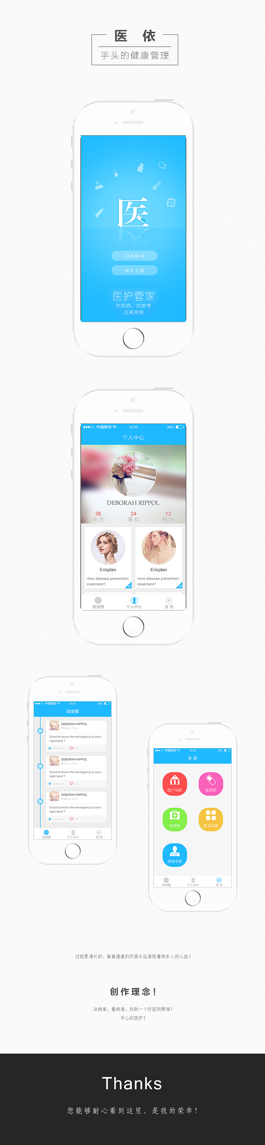 醫(yī)依（圖ZNTEwMzA2NTI=） - APP界面 - 站酷設(shè)計師Embellish原創(chuàng)素材 - 站酷ZCOOL