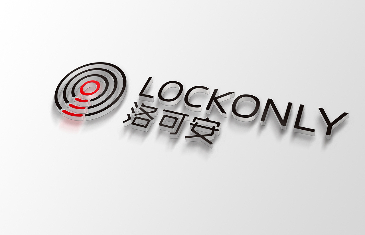 洛可安智能锁品牌形象设计logo设计