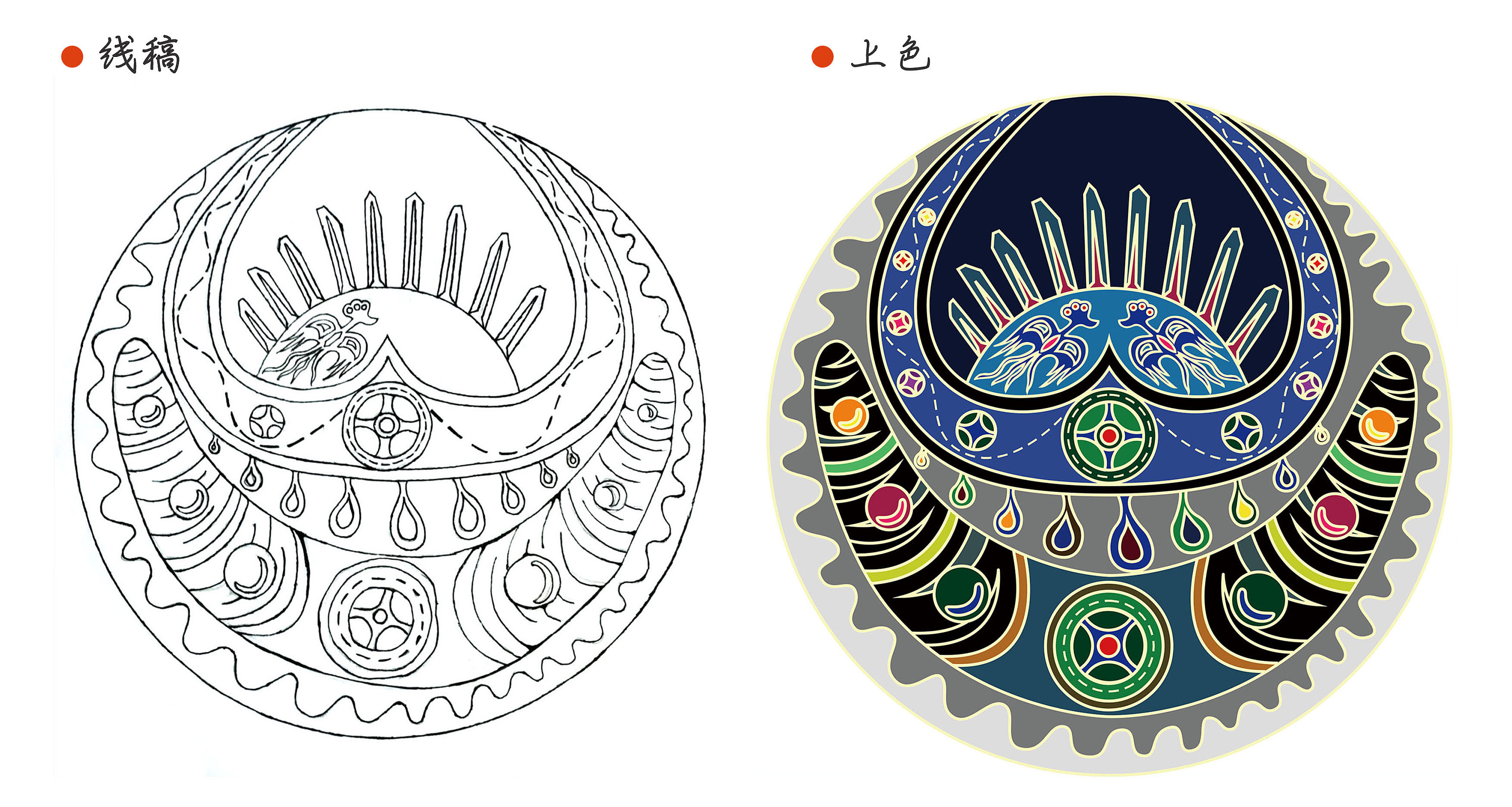 民族风月饼包装设计